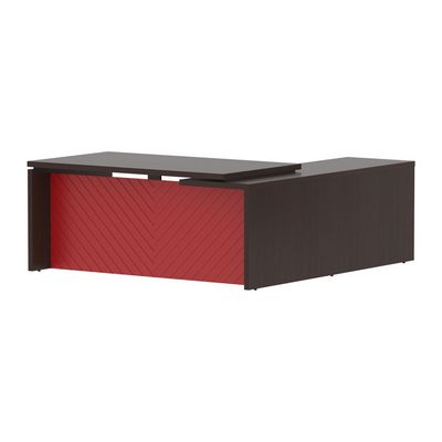 Torr Lux TLCT 1820 L (Венге магия/Красный) Стол руководителя, левый