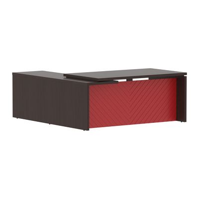 Torr Lux TLCT 1820 R (Венге магия/Красный) Стол руководителя, правый