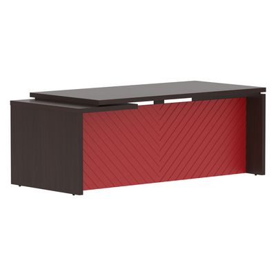 Torr Lux TLCT 209 R (Венге магия/Красный) Стол руководителя, правый