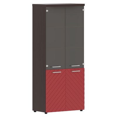 Torr Lux TLHC 85.2 (Венге магия/Красный) Шкаф комбинированный с топом