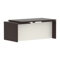 Torr Lux TLCT 189 R (Венге магия/Латте) Стол руководителя, правый