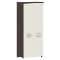 Torr Lux TLHC 85.3 (Венге магия/Латте) Шкаф с глухими средними и малыми дверьми