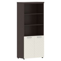 Torr Lux TLHC 85.5 (Венге магия/Латте) Шкаф с 1 комплектом глухих малых дверей и топом