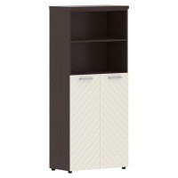 Torr Lux TLHC 85.6 (Венге магия/Латте) Шкаф с 1 комплектом глухих средних дверей и топом