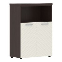 Torr Lux TLMC 85.3 (Венге магия/Латте) Шкаф с глухими малыми дверьми и топом