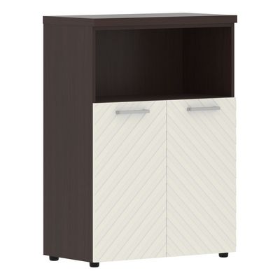 Torr Lux TLMC 85.3 (Венге магия/Латте) Шкаф с глухими малыми дверьми и топом