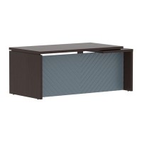 Torr Lux TLCT 189 L (Венге магия/Серо-голубой) Стол руководителя, левый