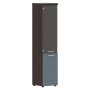 Torr Lux TLHC 42.2 L (Венге магия/Серо-голубой) Шкаф колонка, левый, комбинированая с топом