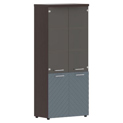 Torr Lux TLHC 85.2 (Венге магия/Серо-голубой) Шкаф комбинированный с топом