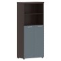 Torr Lux TLHC 85.6 (Венге магия/Серо-голубой) Шкаф с 1 комплектом глухих средних дверей и топом