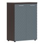Torr Lux TLMC 85.1 (Венге магия/Серо-голубой) Шкаф с глухими средними дверьми и топом
