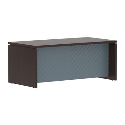 Torr Lux TLST 189H (Венге магия/Серо-голубой) Стол руководителя