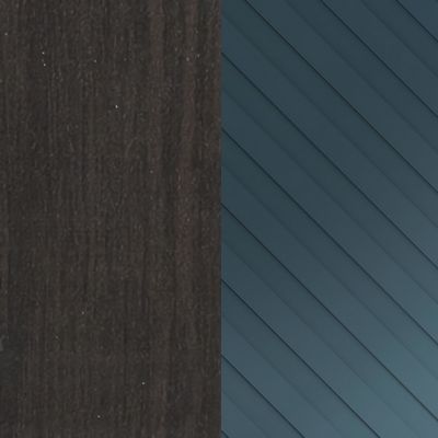 Torr Lux TLCT 1820 R (Венге магия/Серо-голубой) Стол руководителя, правый