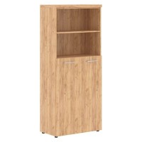 Torr Z THC 85.6 (Дуб бофорд) Шкаф высокий с глухими средними дверьми и топом