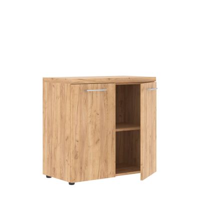 Torr Z TLC 85.1 (Дуб бофорд) Шкаф низкий с глухими малыми дверьми и топом