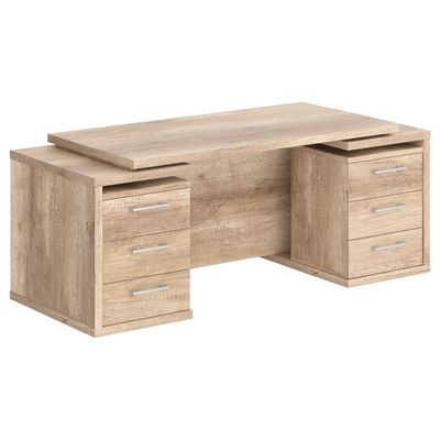 Torr Z TDT 197 (Дуб каньон) Стол письменный с двумя тумбами