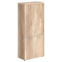 Torr Z THC 85.3 (Дуб каньон) Шкаф высокий с глухими средними и малыми дверьми