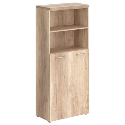 Torr Z THC 85.6 (Дуб каньон) Шкаф высокий с глухими средними дверьми и топом