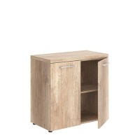 Torr Z TLC 85.1 (Дуб каньон) Шкаф низкий с глухими малыми дверьми и топом