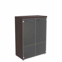 Torr Z TMC 85.2 (Венге магия) Шкаф средний со стеклянными дверьми и топом