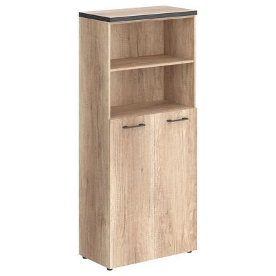 Torr THC 85.6 (Дуб каньон) Шкаф с глухими средними дверьми и топом