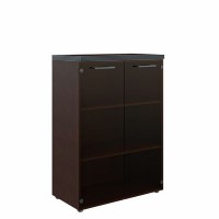 Torr TMC 85.2 (Венге магия) Шкаф со стеклянными дверьми и топом