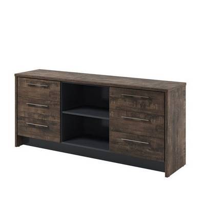 Торстон T-13-03 (Дуб бунратти) Тумба с нишей и 6 ящиками