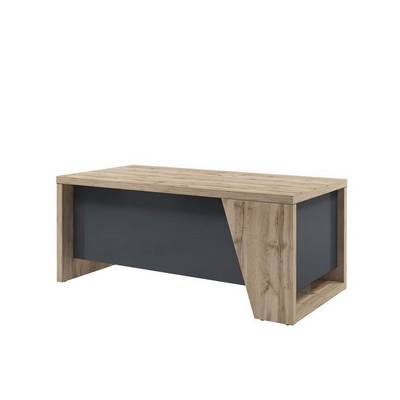 Торстон T-118 пр (Дуб вотан) Стол руководителя прямой