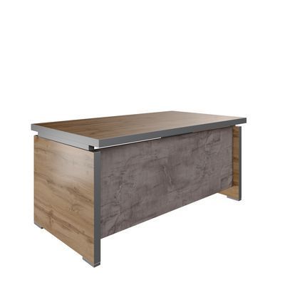 Турин Тр-1.0 (Дуб вотан/Оникс) Стол руководителя