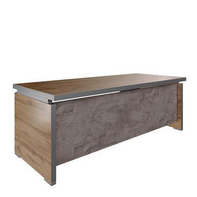 Турин Тр-1.2 (Дуб вотан/Оникс) Стол руководителя