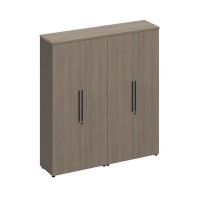 У.РУС РС 322 ДЧ/ЛС (Дуб виченца/Лава серая) Шкаф для документов закрытый