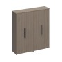 У.РУС РС 323 ДЧ/ЛС (Дуб виченца/Лава серая) Шкаф комбинированный (закрытый-одежда)