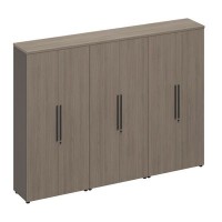 У.РУС РС 329 ДЧ/ЛС (Дуб виченца/Лава серая) Шкаф для документов закрытый