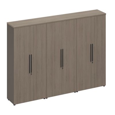 У.РУС РС 330 ДЧ/ЛС (Дуб виченца/Лава серая) Шкаф комбинированный (закрытый-закрытый-одежда)