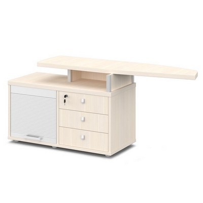 Vasanta V-412л (Дуб Кобург) Тумба приставная, левая