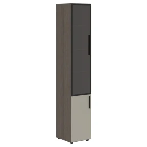 VHCS 40.2-L (Дуб сильвер/Аметист) Шкаф-колонка комбинированная, левый