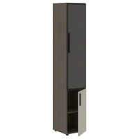 VHCS 40.2-R (Дуб сильвер/Аметист) Шкаф-колонка комбинированная, правый