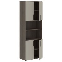 Velion VHCS 80.4 (Дуб сильвер/Аметист) Шкаф с 2-мя комплектами глухих малых дверей