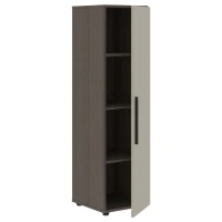 VMCS 40.1 (Дуб сильвер/Аметист) Шкаф-колонка с глухой средней дверью