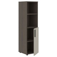 Velion VMCS 40.5 (Дуб сильвер/Аметист) Шкаф-колонка с глухой малой дверью