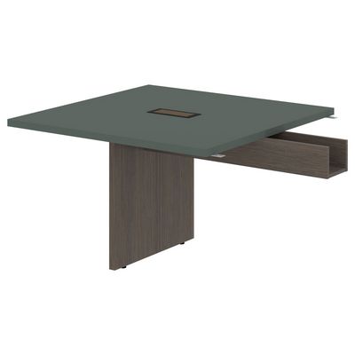 Velion VFCT 1212 (Дуб сильвер/Нефрит) Модуль стола для заседаний