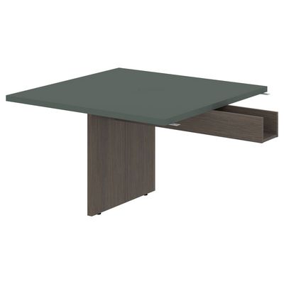 Velion VFCT 1212.1 (Дуб сильвер/Нефрит) Модуль стола для заседаний