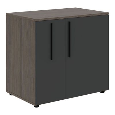 Velion VGR 8655 (Дуб сильвер/Яшма черная) Тумба под фригобар