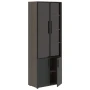 VHCS 80.2 (Дуб сильвер/Яшма черная) Шкаф комбинированный