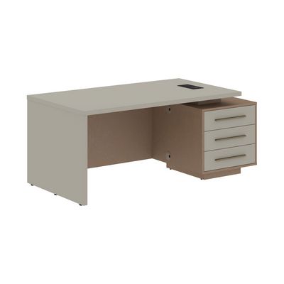 Velion VCT 1890-R (Кобра/Аметист) Стол руководителя на опорной тумбе, правый