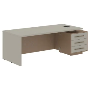 VCT 2290-R (Кобра/Аметист) Стол руководителя на опорной тумбе, правый