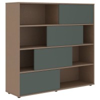 Velion VMCS 1615 (Кобра/Нефрит) Стеллаж со слайд-дверьми