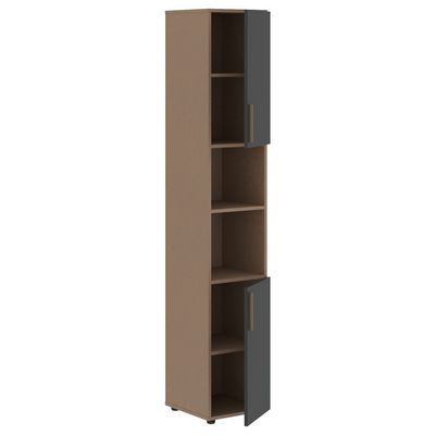 Velion VHCS 40.4 (Кобра/Яшма черная) Шкаф-колонка с глухими малыми дверьми