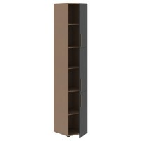 Velion VHCS 40.8 (Кобра/Яшма черная) Шкаф-колонка с 3-мя глухими малыми дверьми