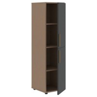 Velion VMCS 40.4 (Кобра/Яшма черная) Шкаф-колонка с 2-мя глухими малыми дверьми